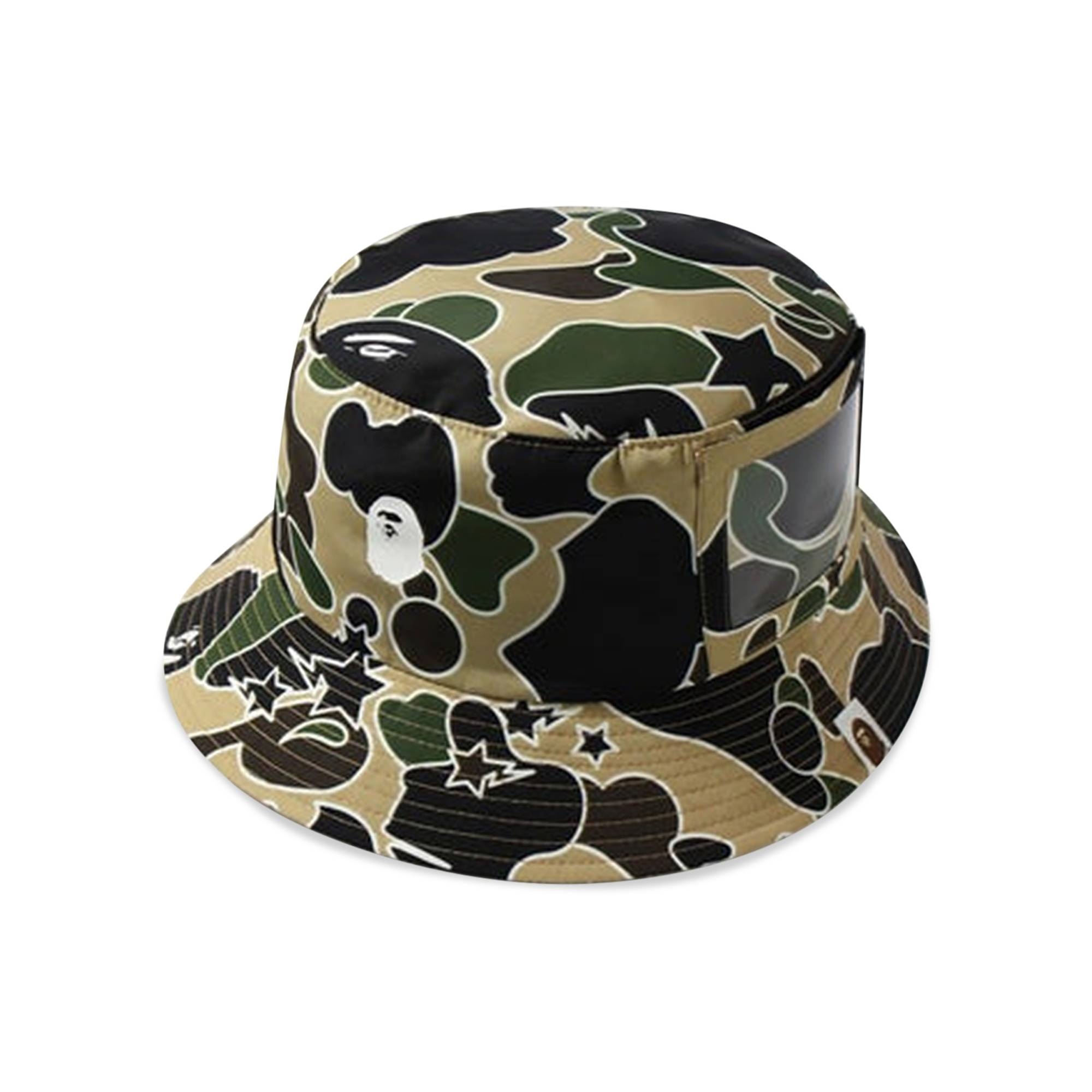 BAPE Sta Camo Pocket Bucket Hat 'Yellow' - 1