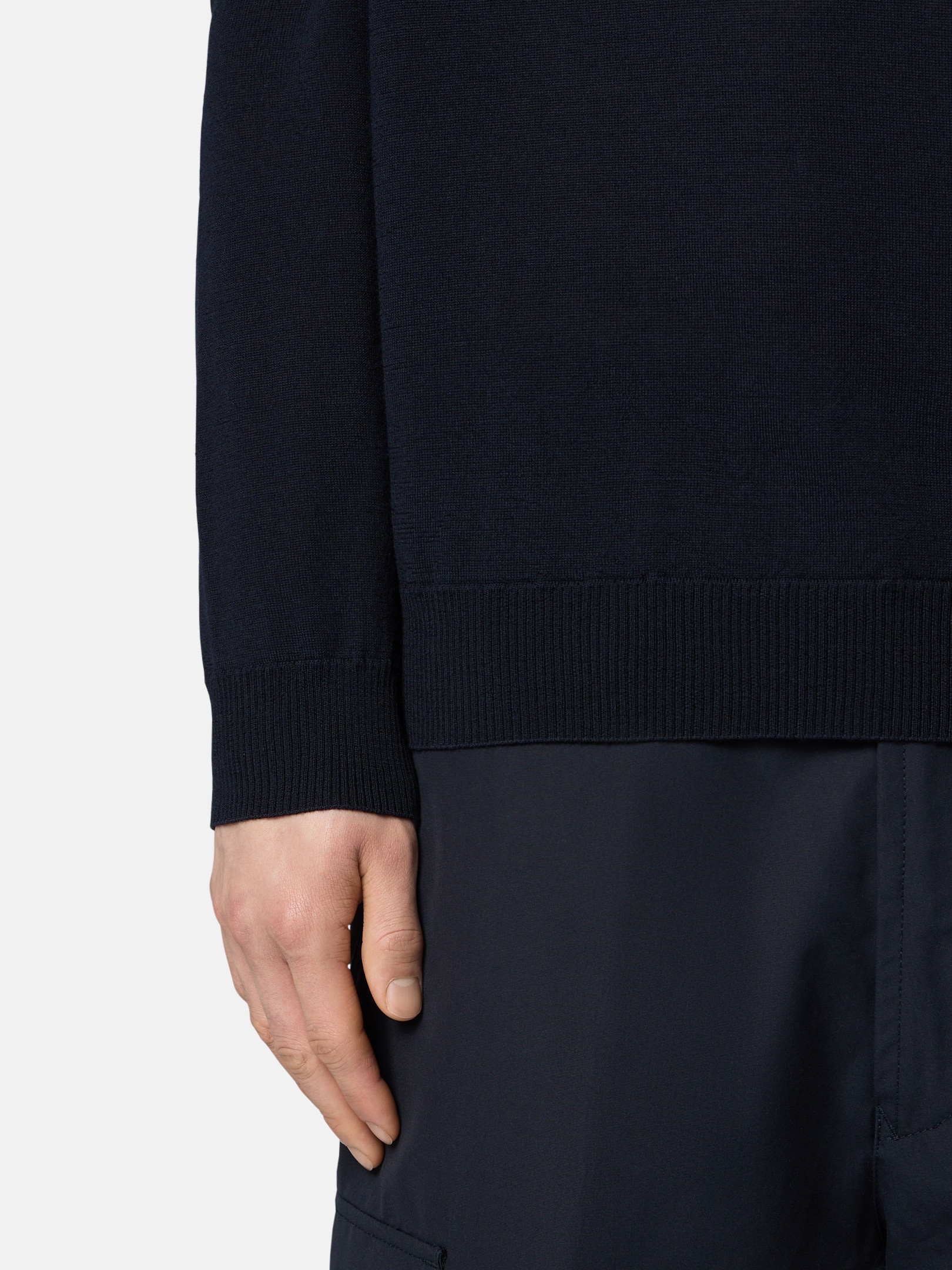 5100066 LIGHT RWS PURE WOOL_ STONE ISLAND GHOST - 4