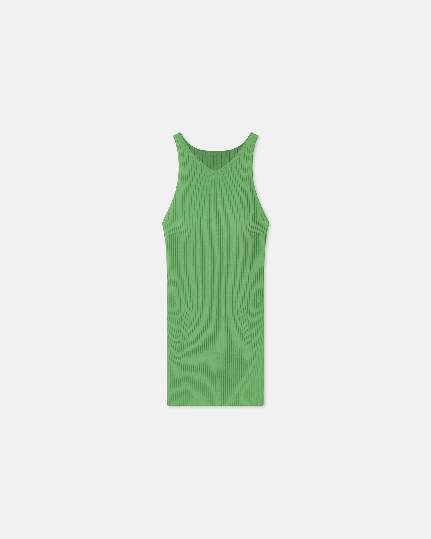 Ribbed-Knit Halterneck Top - 4