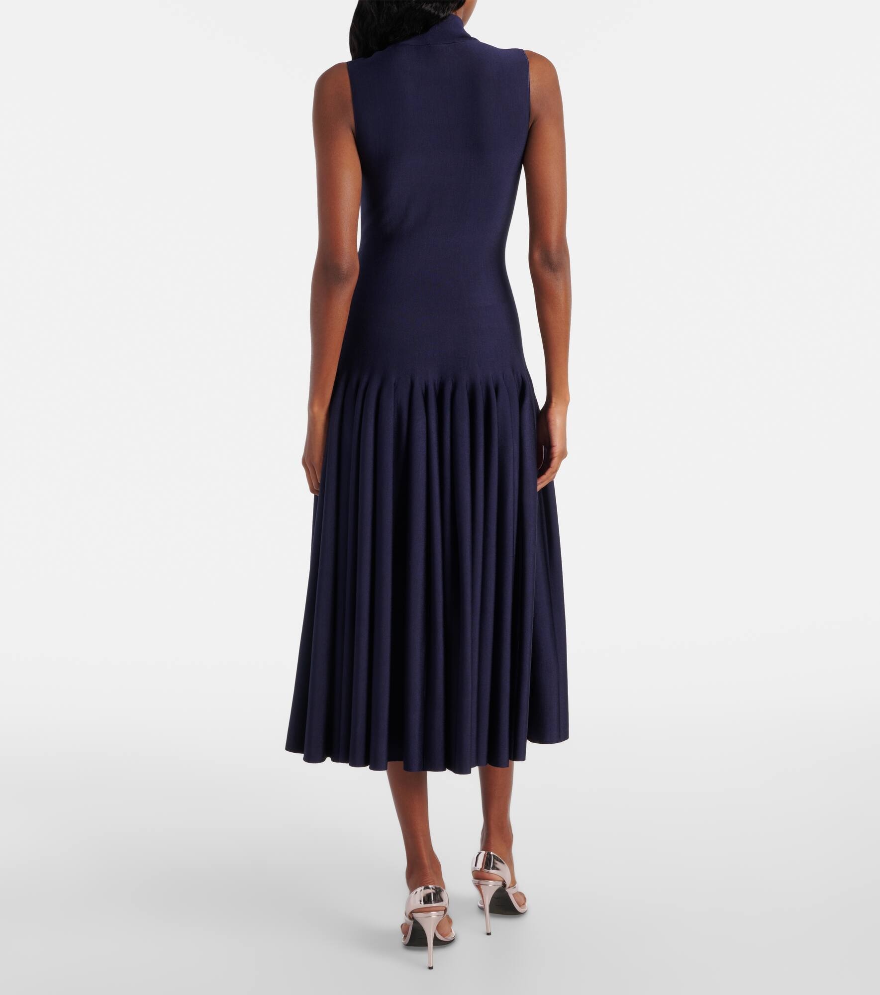 Godet midi dress - 3