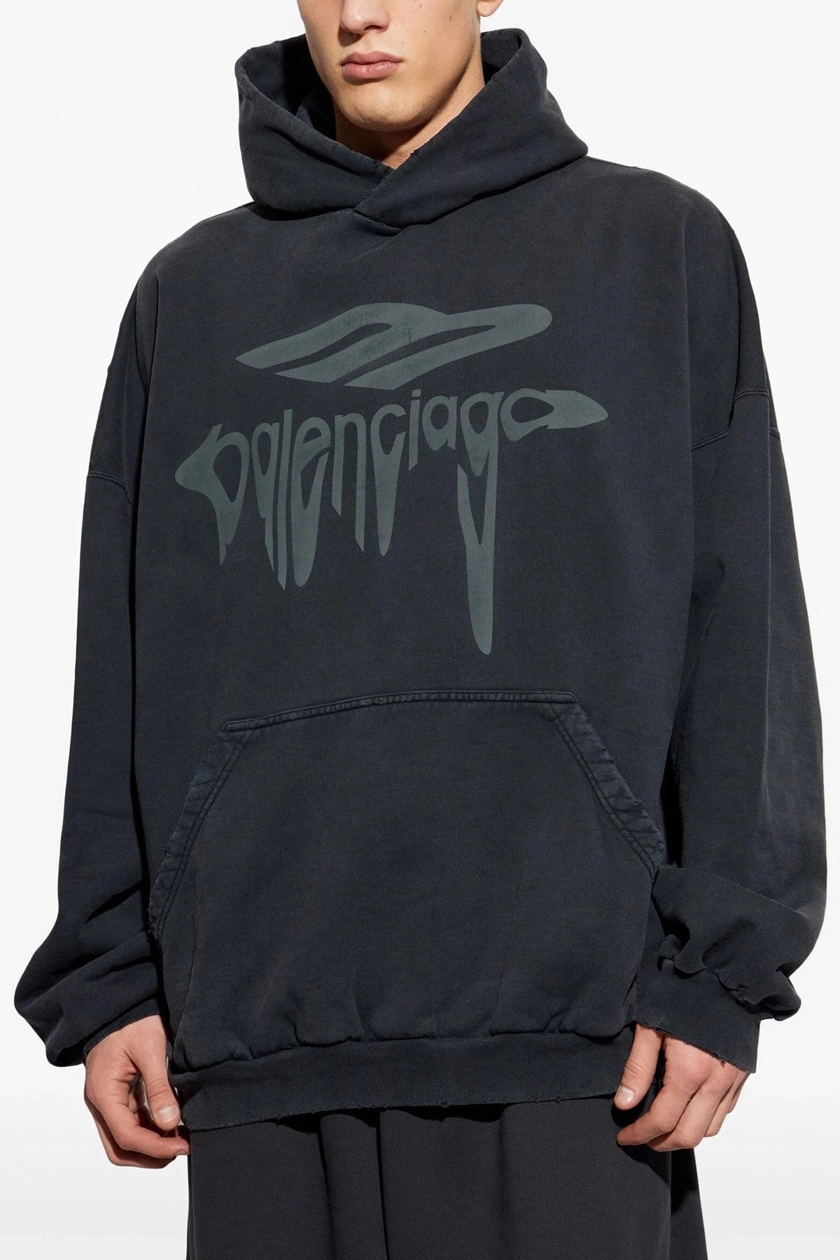 Balenciaga Women '3B Liquefied' Hoodie - 2