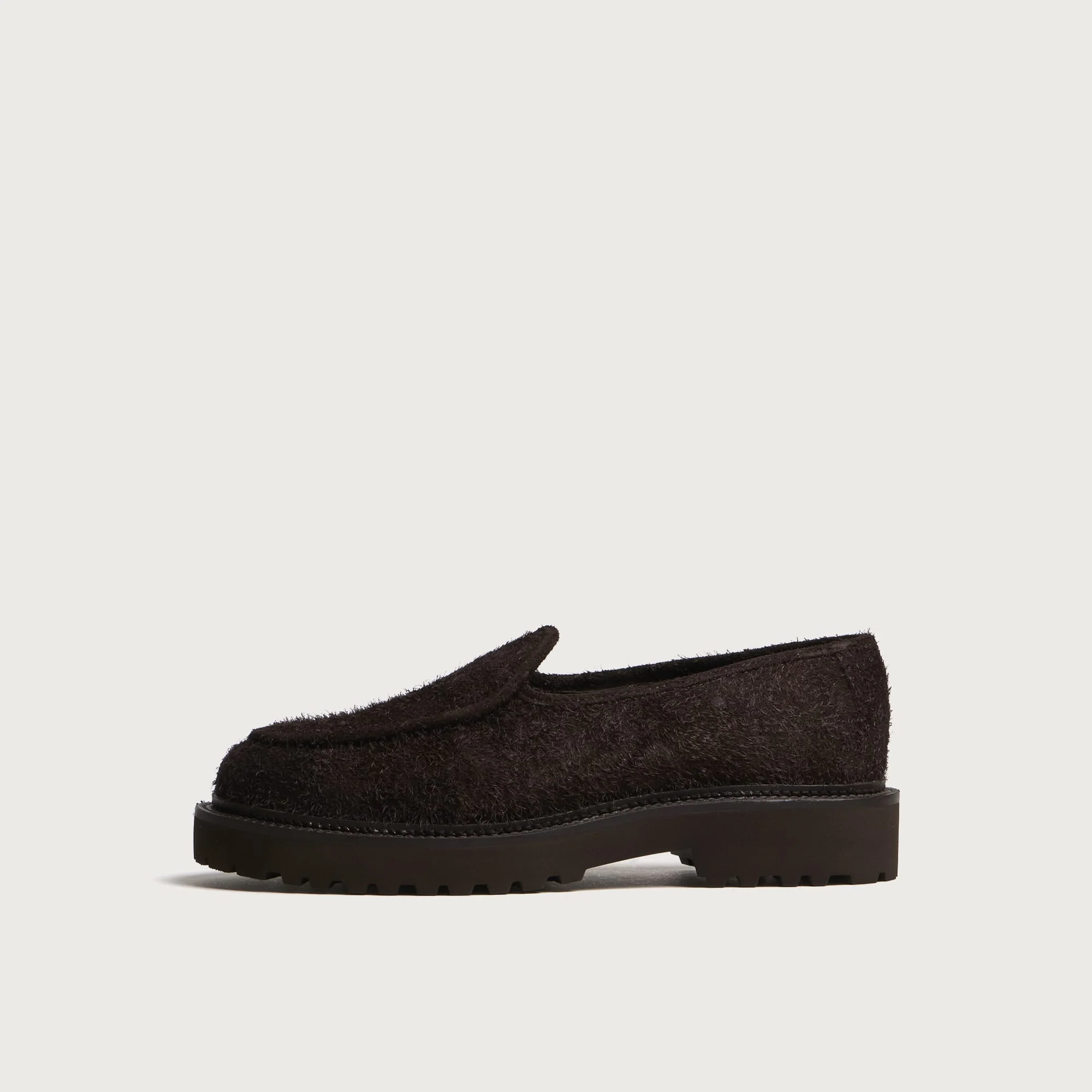Jacques Soloviere Moli Distressed Suede Lug Loafer - 1