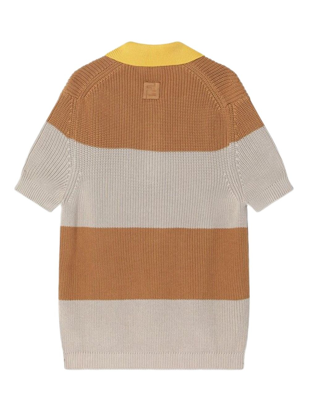 striped polo shirt - 3