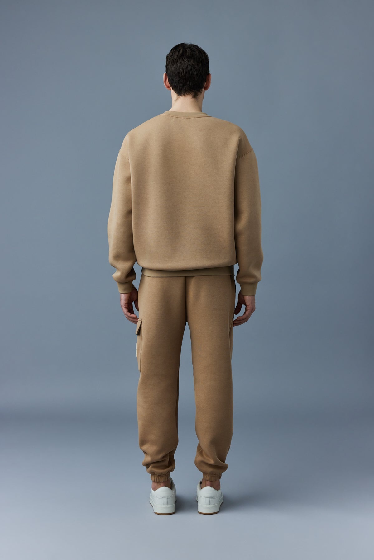 MAX Double face jersey sweatshirt with embroidered woodmark - 4