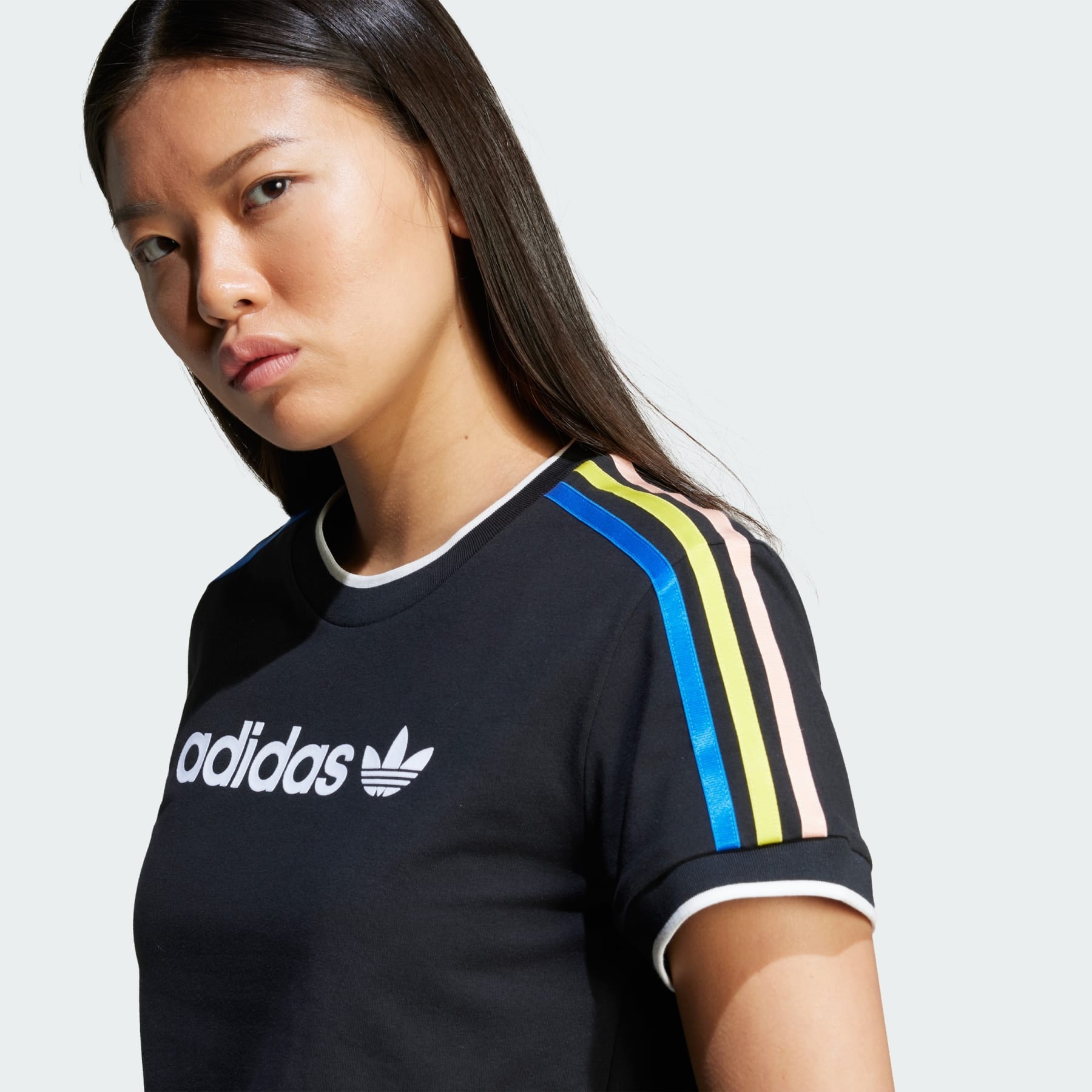 Linear Logo 3-Stripes Tee - 5