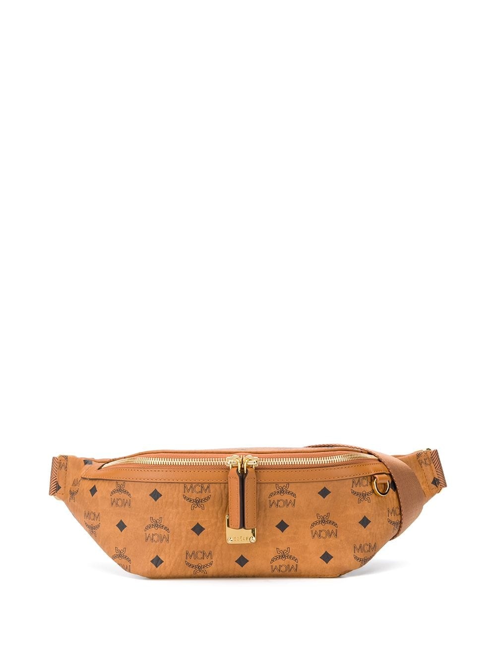 logo-print belt bag - 1