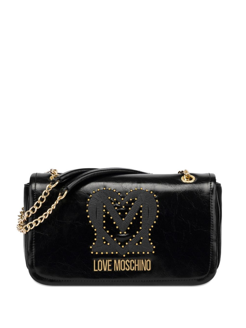 chain-strap studded-logo bag 1