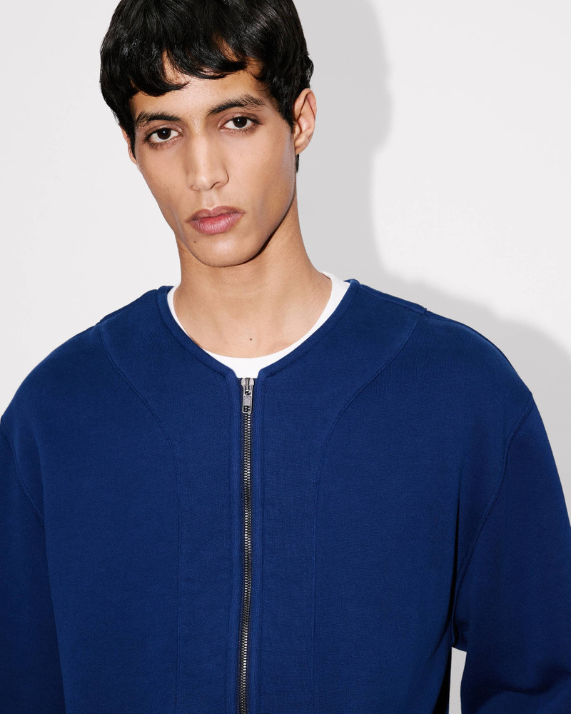 'Boke Flower 2.0' embroidered zip up cardigan in cotton 5