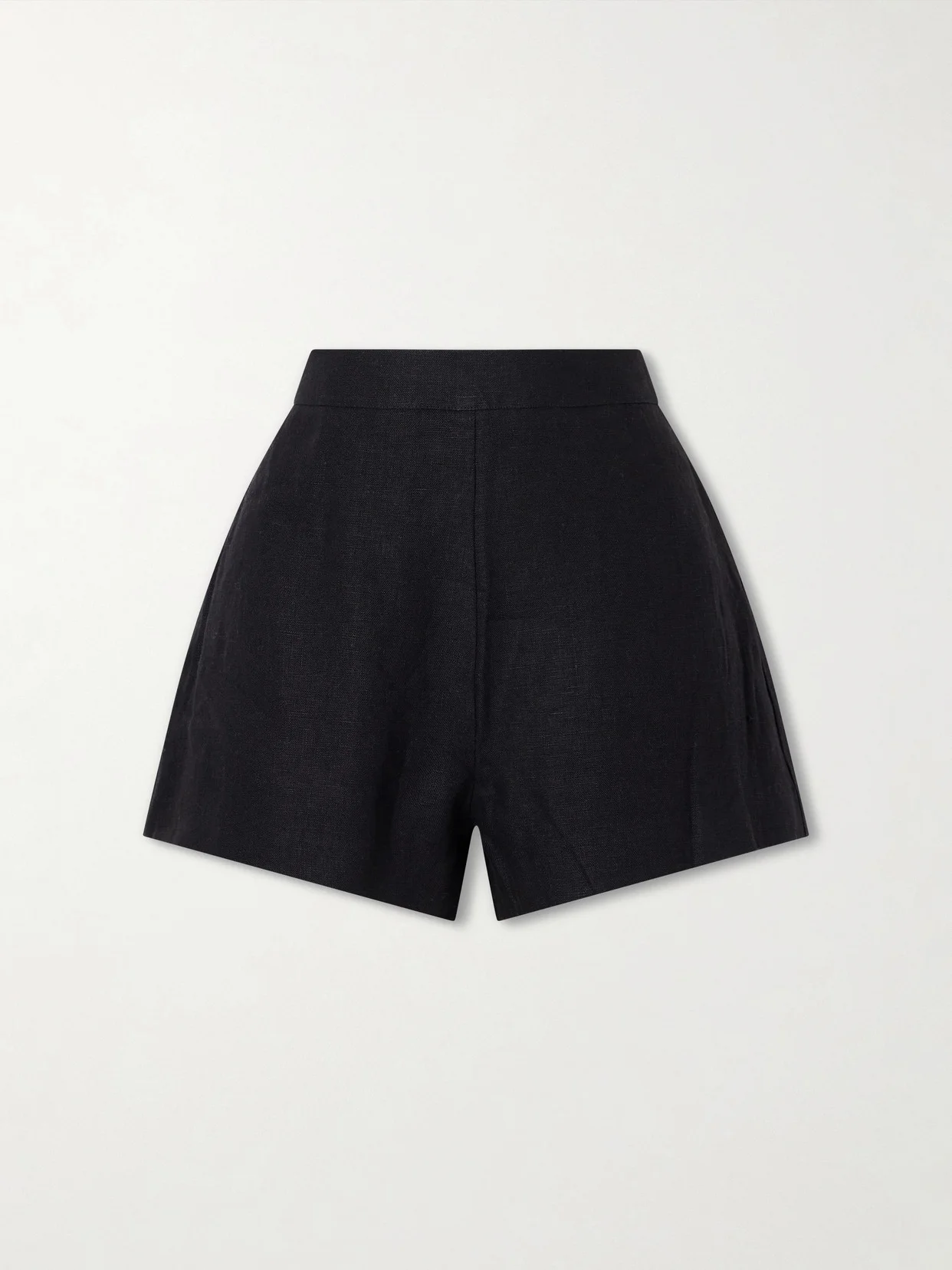 Perri Pleated Linen Shorts - 1