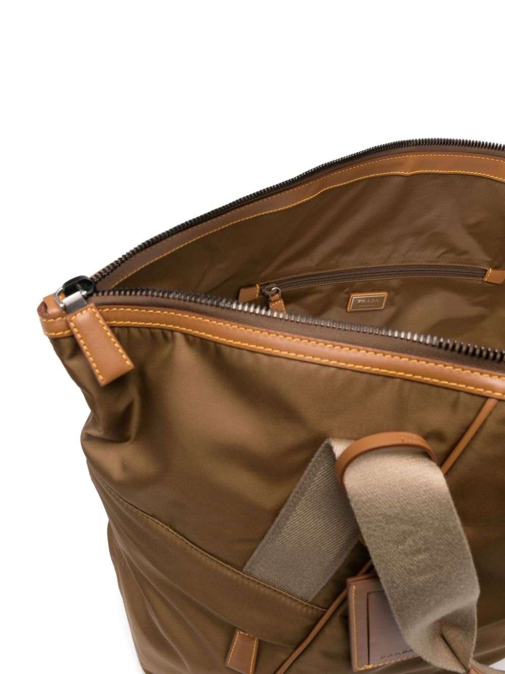 triangle-logo duffle bag - 4
