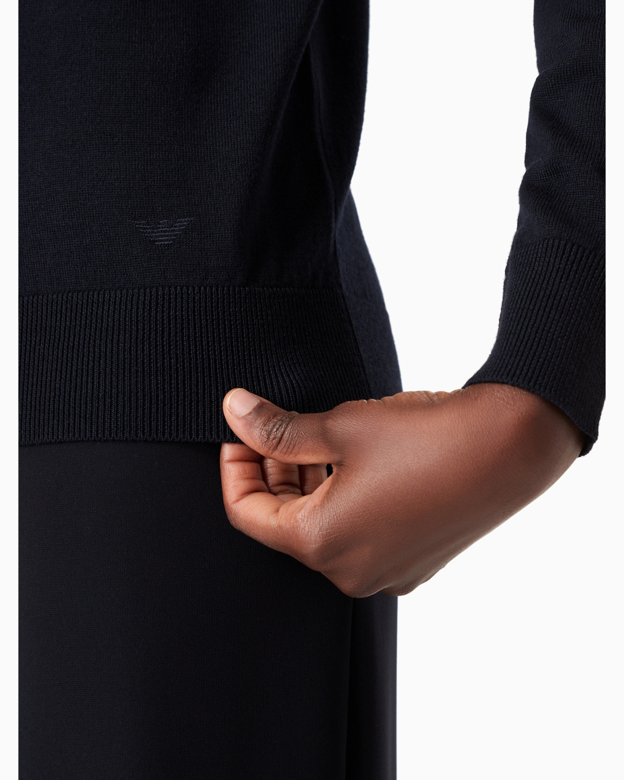 Crew-neck jumper in pure virgin wool - 6