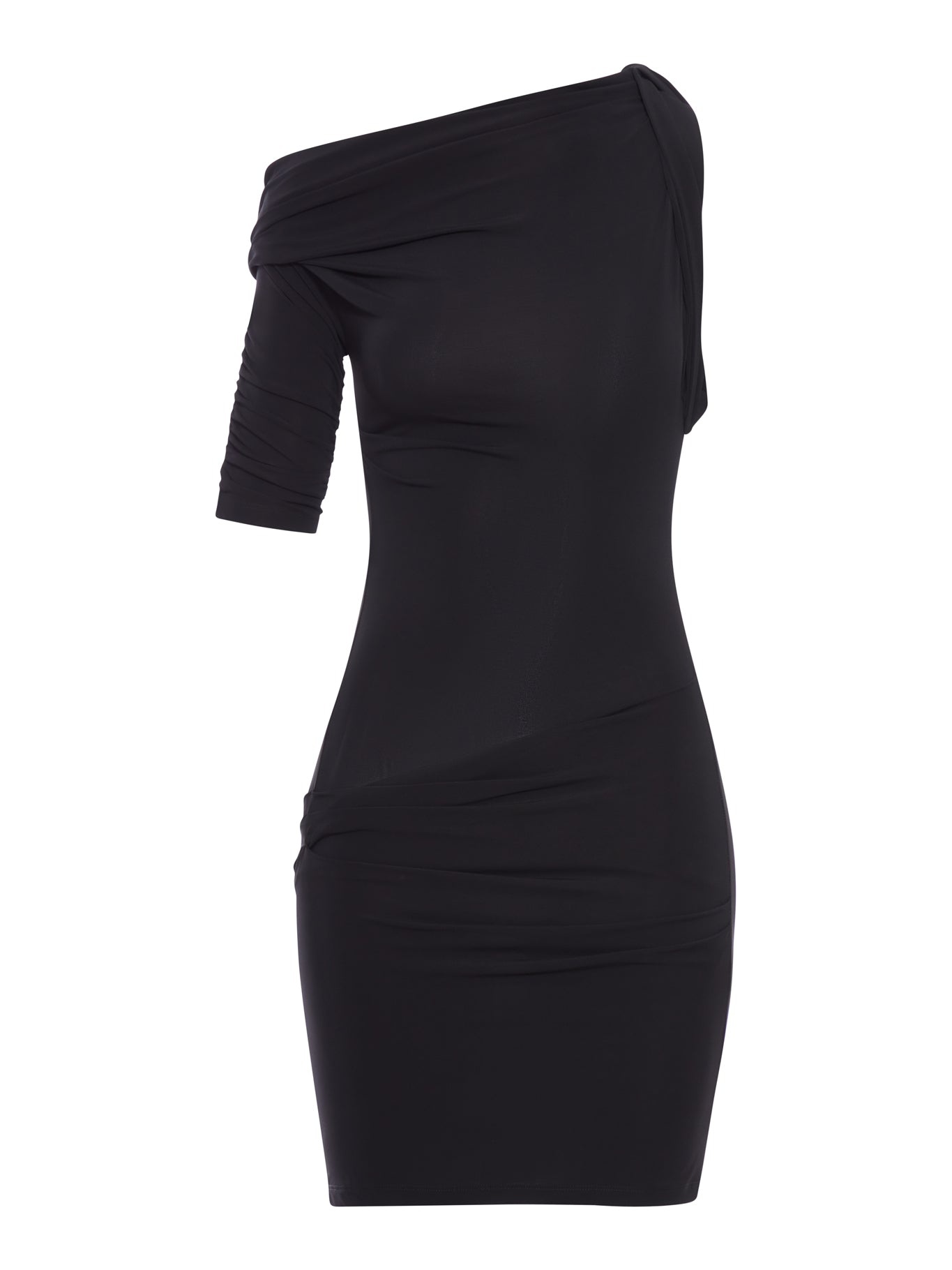 DRAPED MINI DRESS - 2