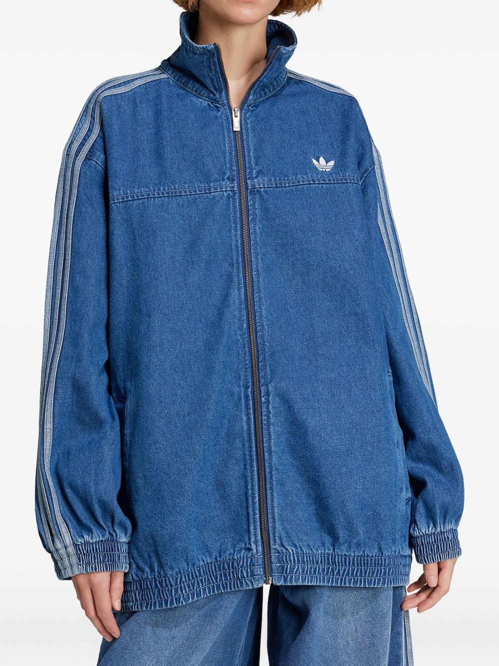 Adilenium stripe-detail denim jacket - 2