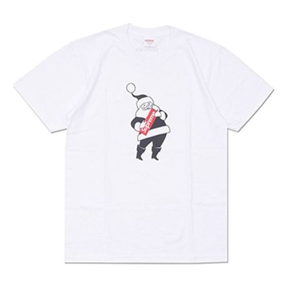 Supreme FW16 Santa Tee White limited Short Sleeve Unisex SUP-FW16-634 - 1