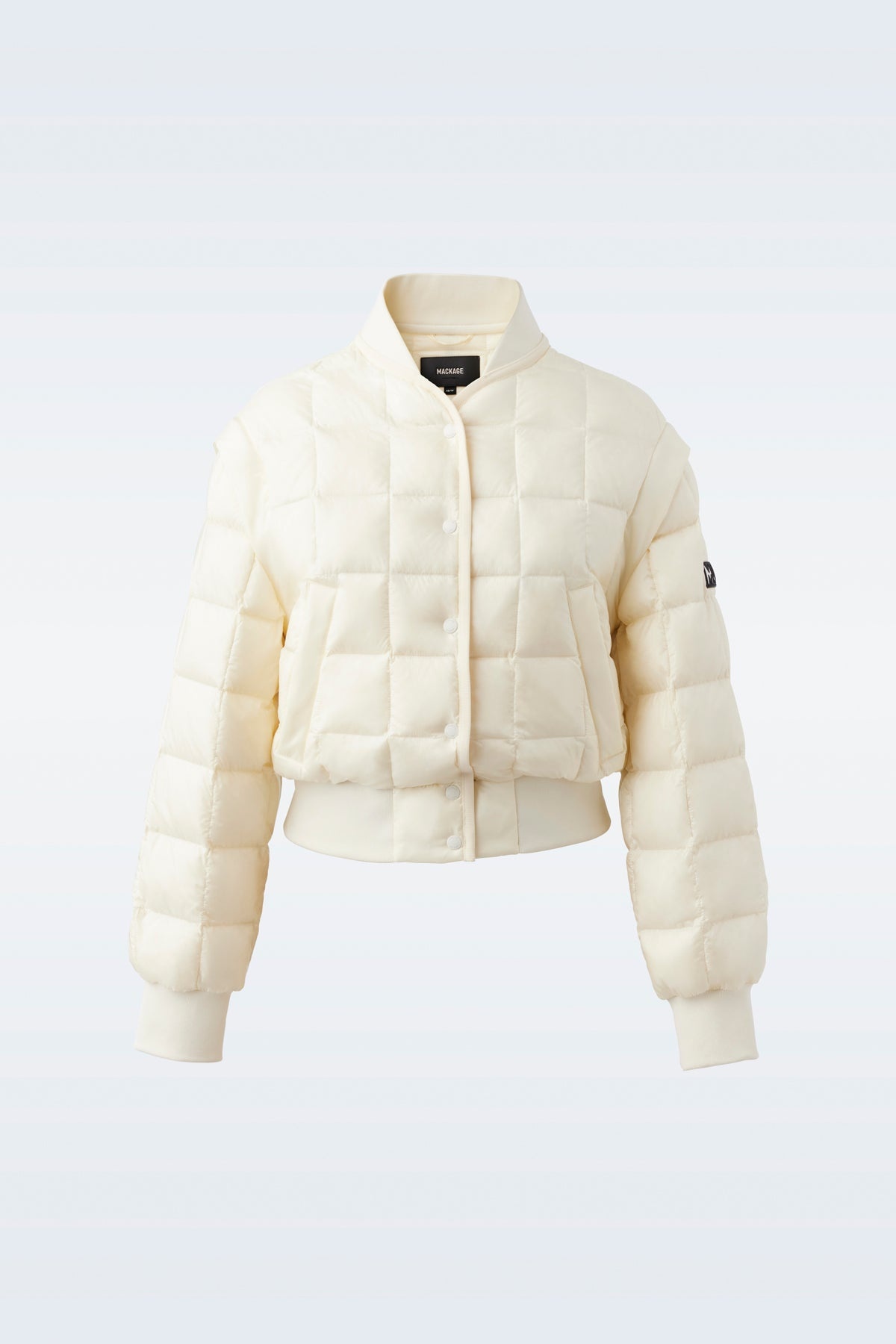 ANI 2-in-1 recycled E3-Lite down bomber jacket - 1