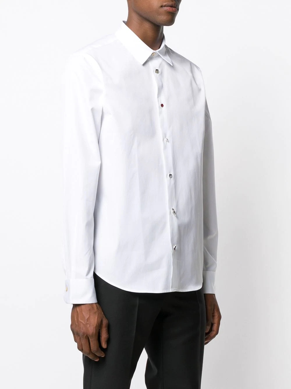 pin fastening shirt - 3