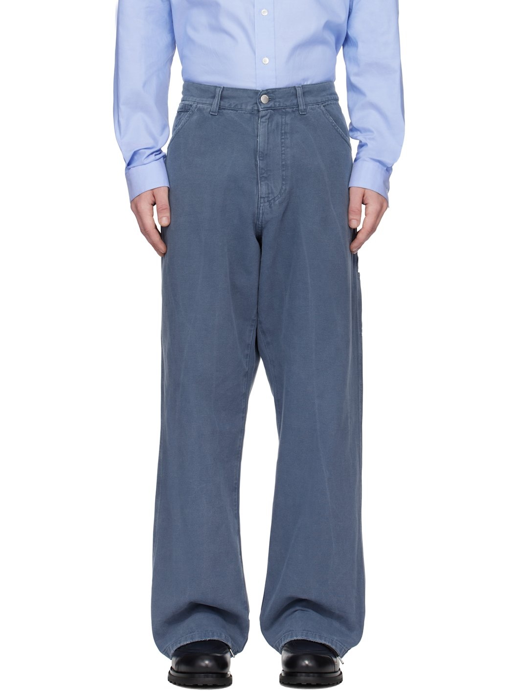 Blue Worker Trousers - 1