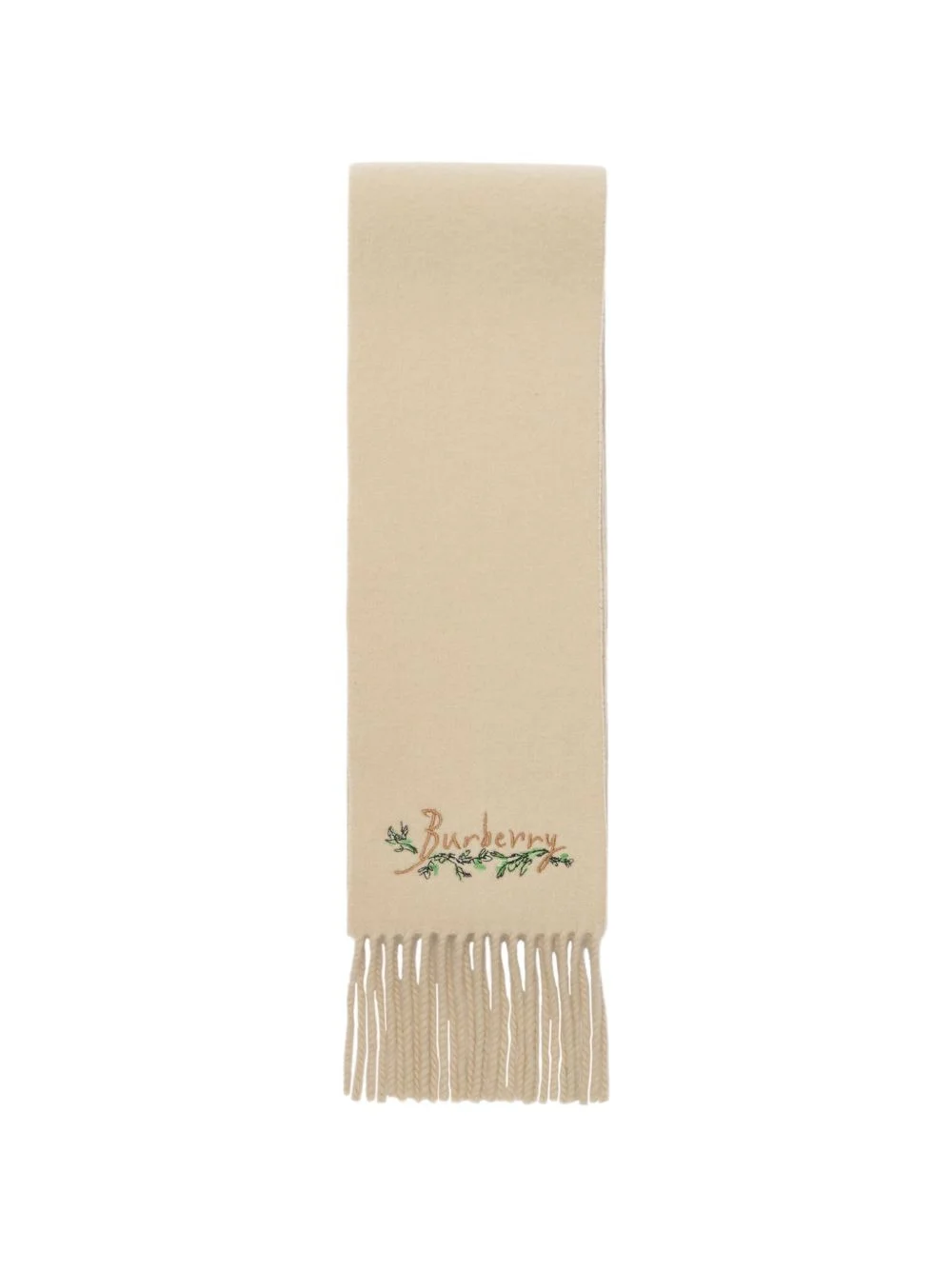 narrow brave little tree cashmere scarf - 1