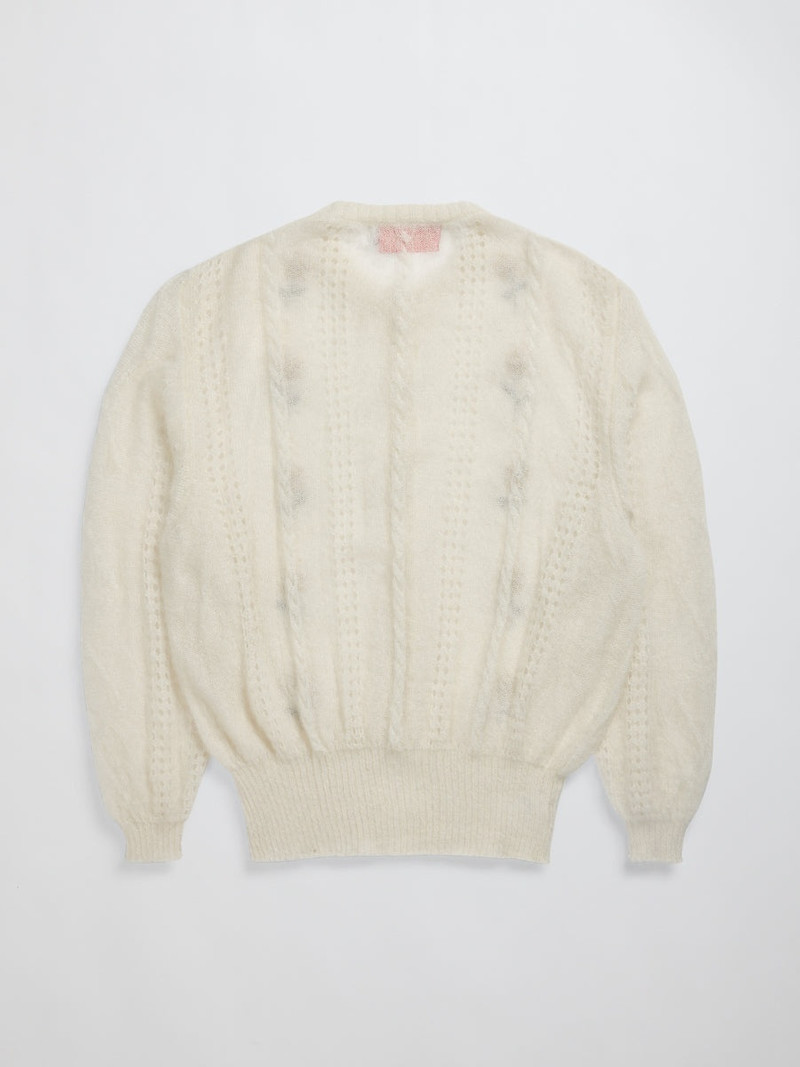 Cormagliano Mohair Cardigan White 8