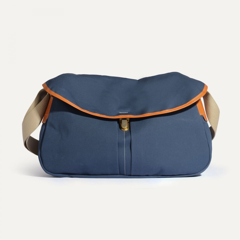 LÉON MESSENGER BAG - NAVY BLUE 1