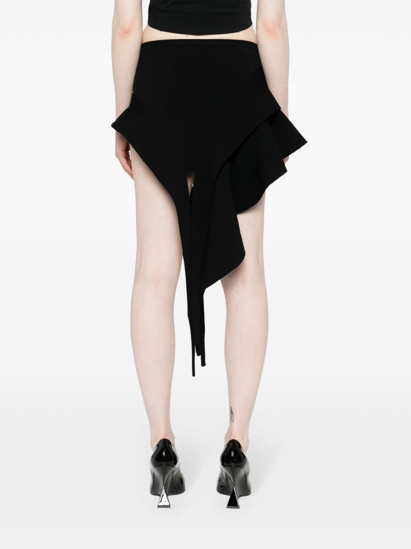asymmetric knitted mini skirt 4