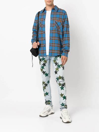 AMIRI star-patch skinny jeans outlook