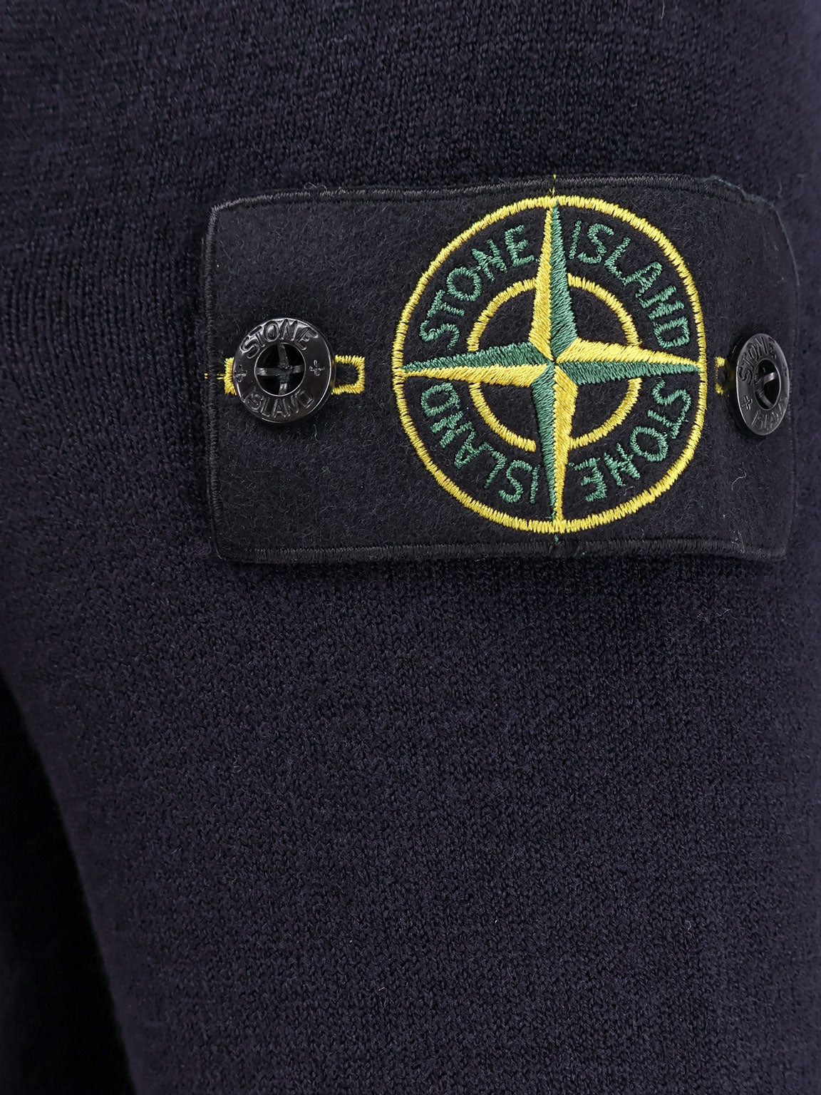 Stone Island Men Certified Virgin Wool Blend Cardigan - 3