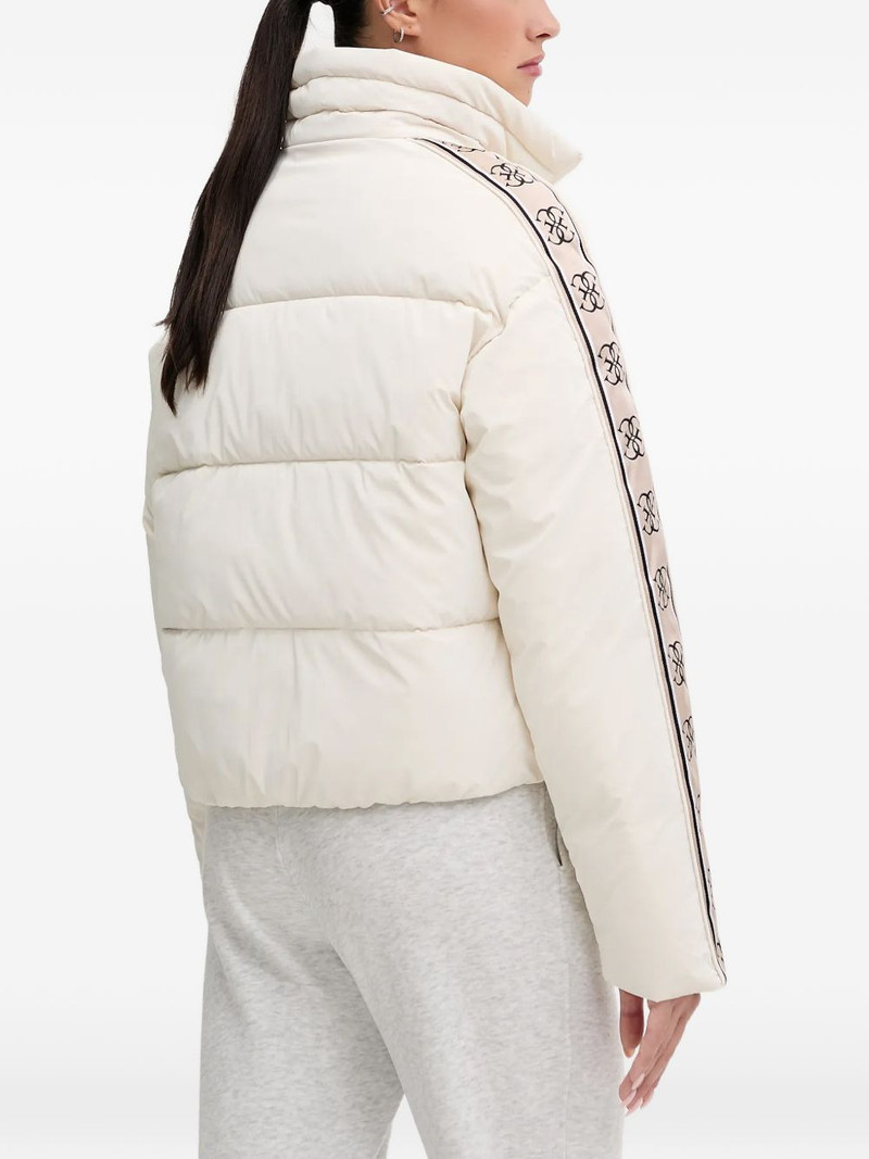 patterned-trim puffer jacket 3