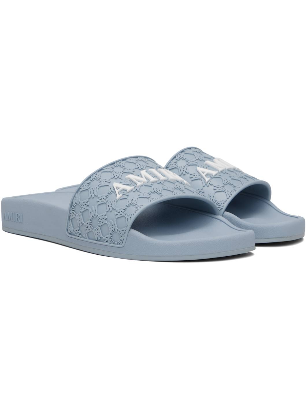 Blue MA Quad Pool Slides - 4