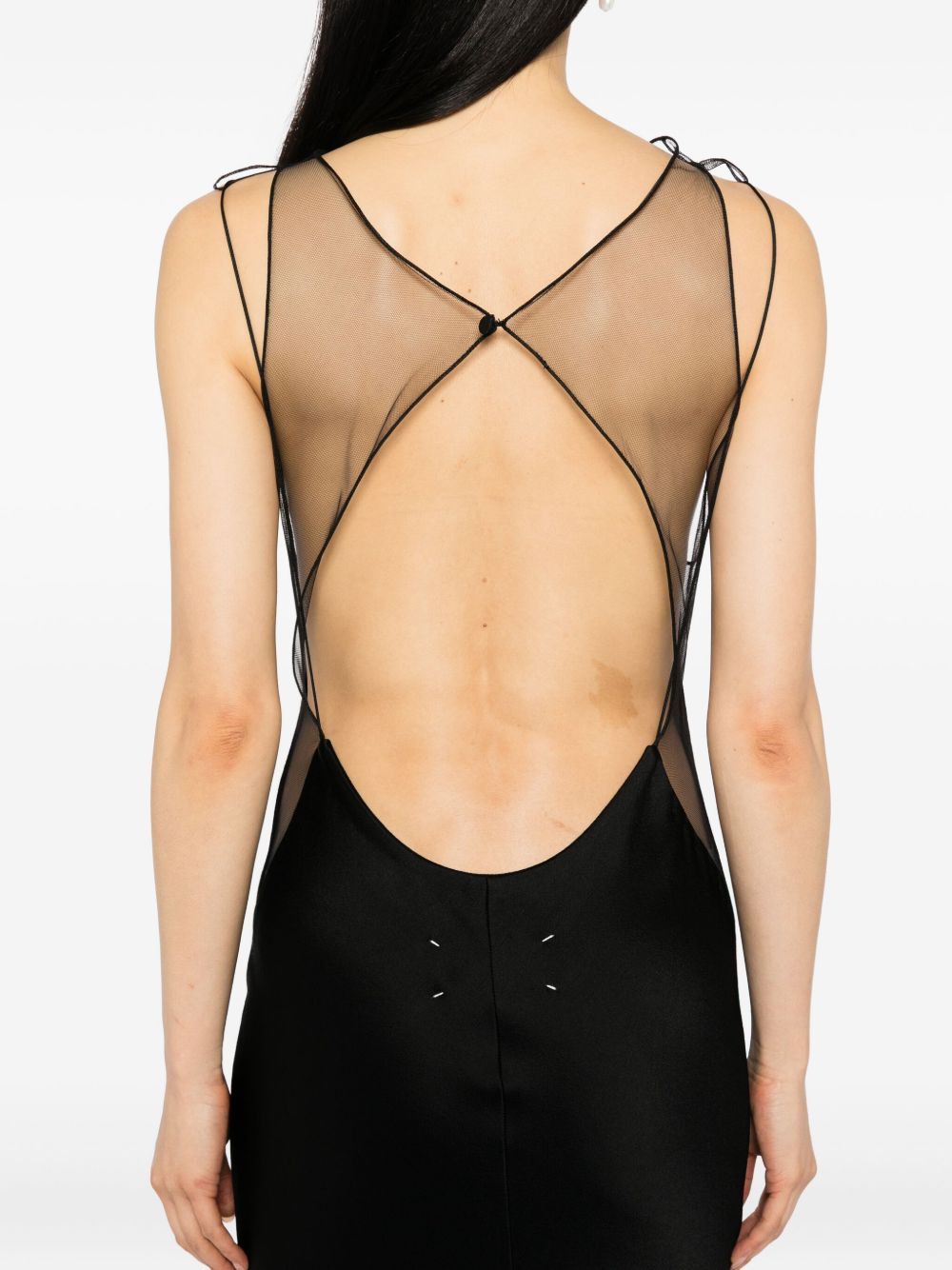 Hammered satin gown - 5