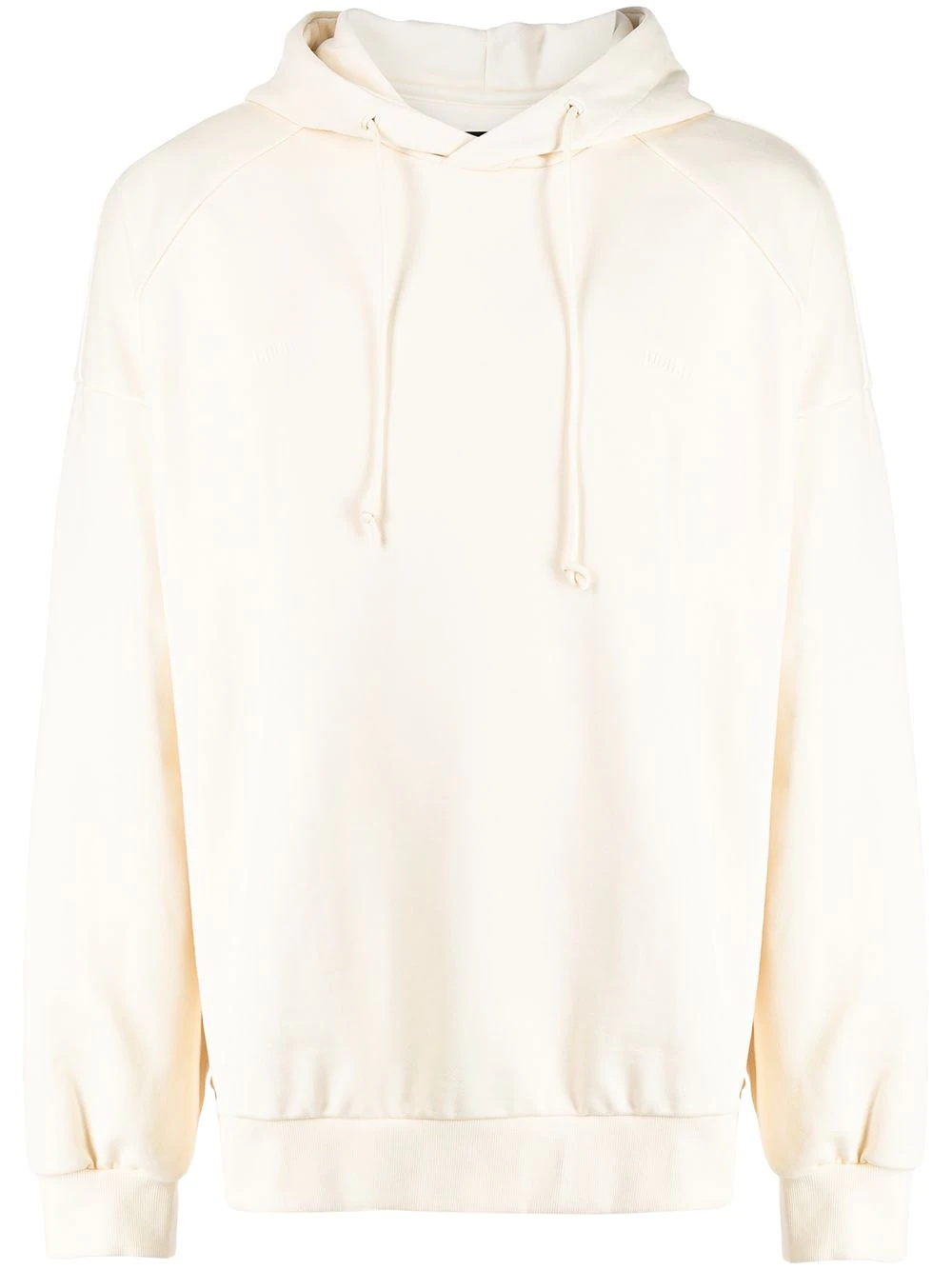 cropped layered hoodie - 1