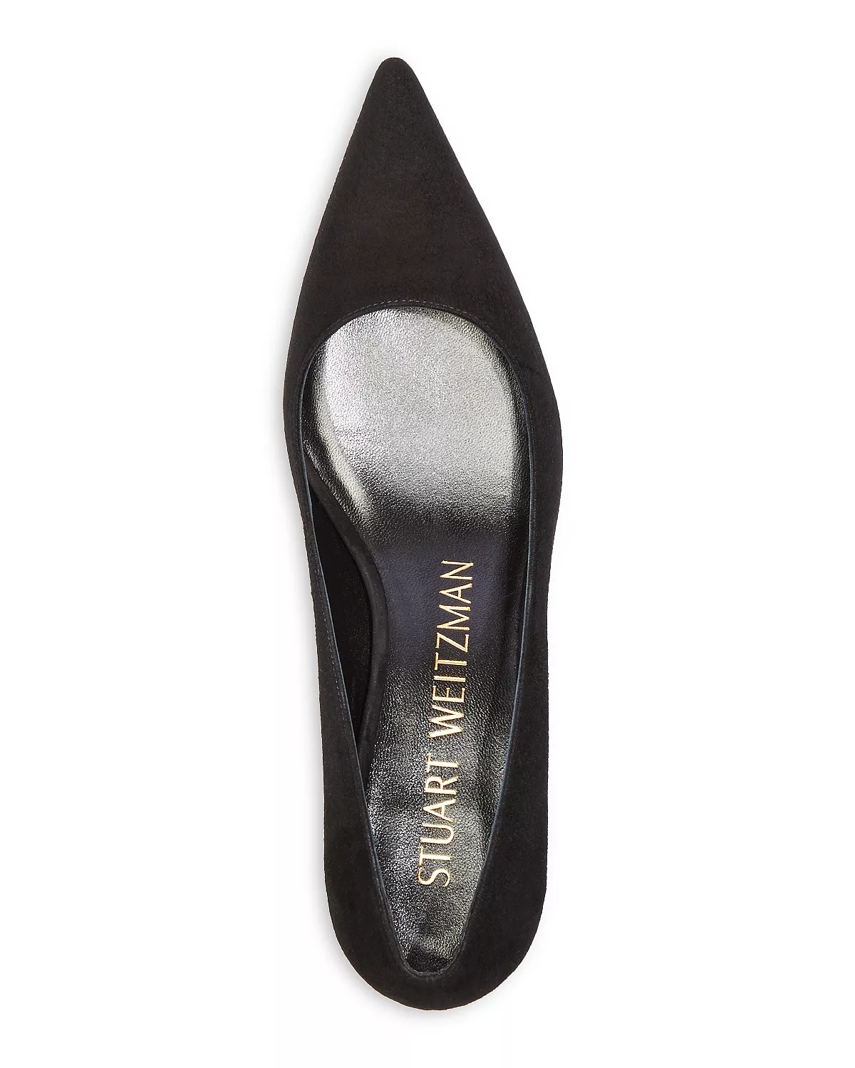 Stuart Pointed Toe Kitten Heel Pumps - 3