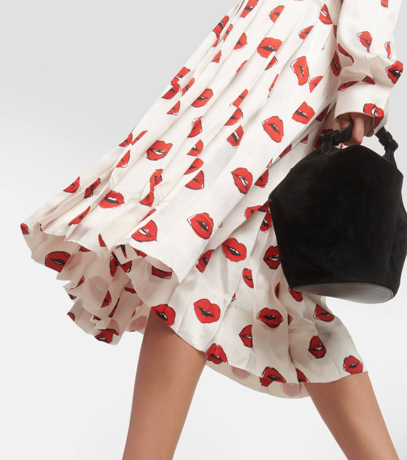 Tudi printed twill midi skirt 5