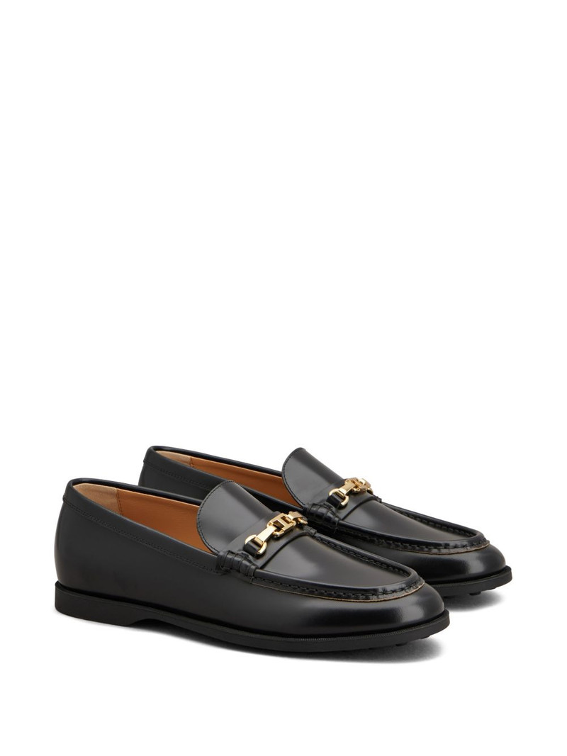 Tod's gold-tone hardware loafers outlook