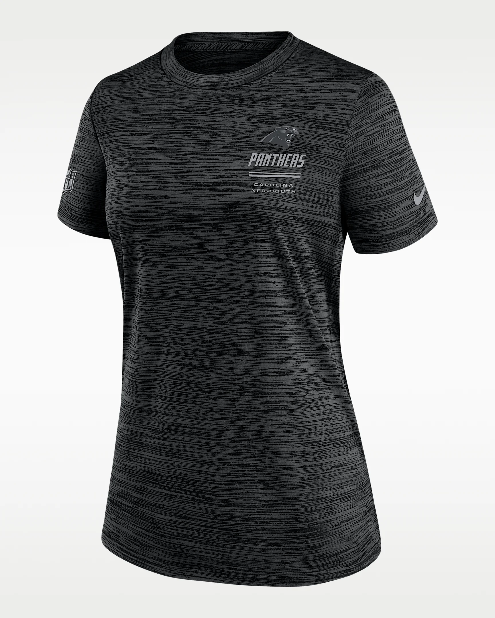 Carolina Panthers Sideline Velocity Women's Nike Dri-FIT NFL T-Shirt - 1