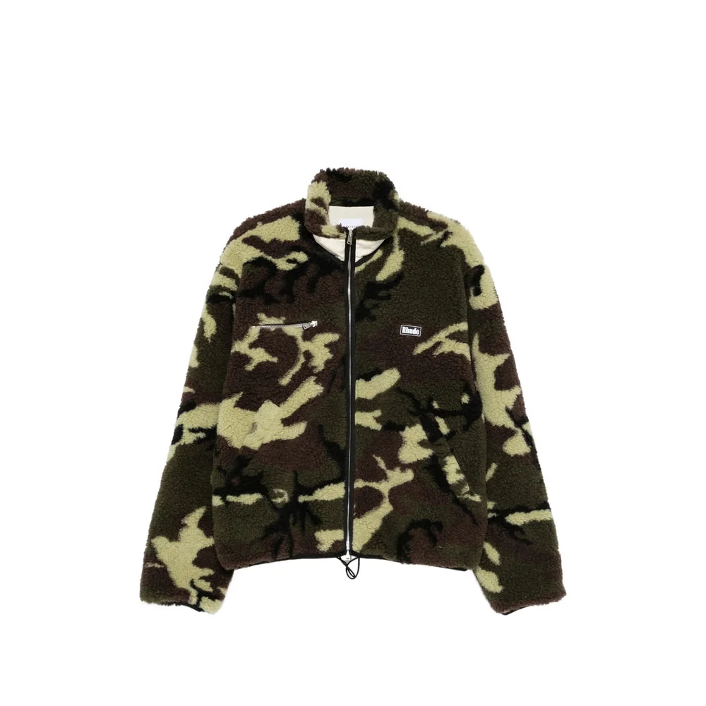 Rhude Green Jackets Men - 1
