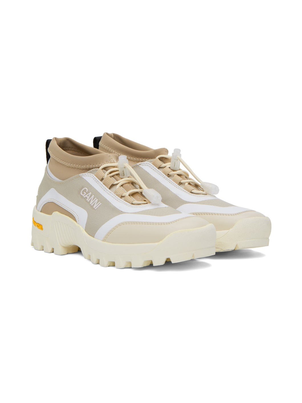 Beige Performance Sneakers - 4