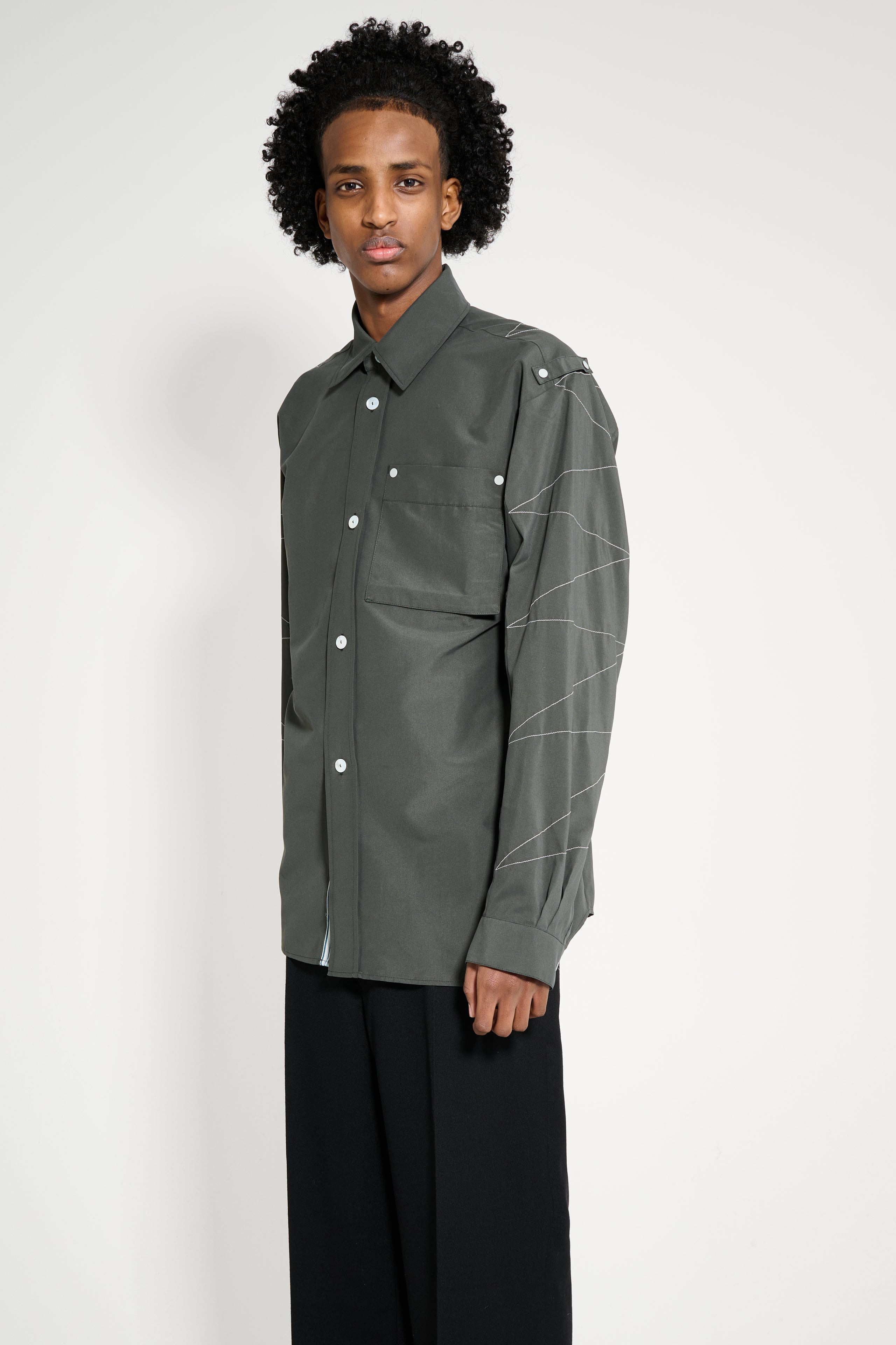 KIKO KOSTADINOV SOLVA SHIRT ROISIN GREEN - 2