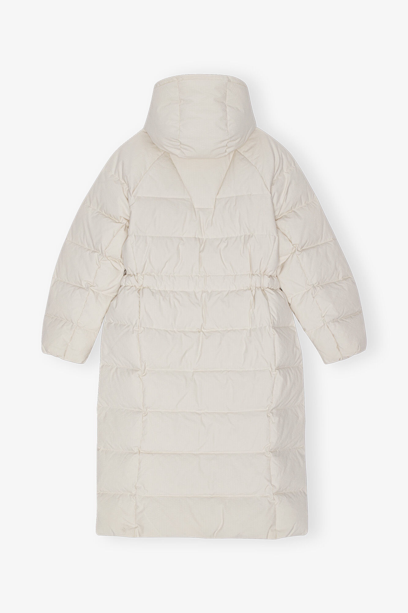 WHITE TECH PUFFER COAT - 6
