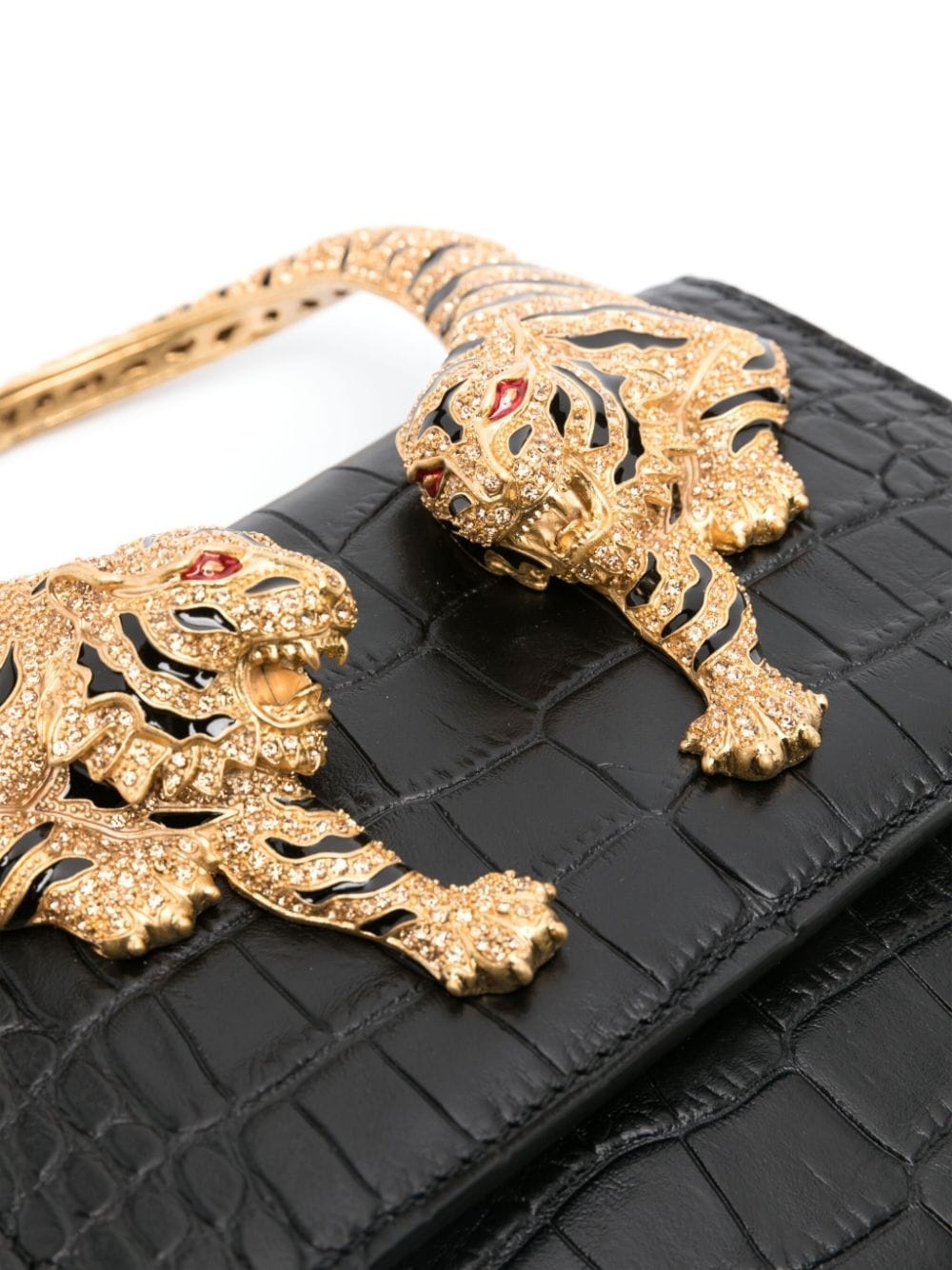 medium Roar leather tote bag - 4