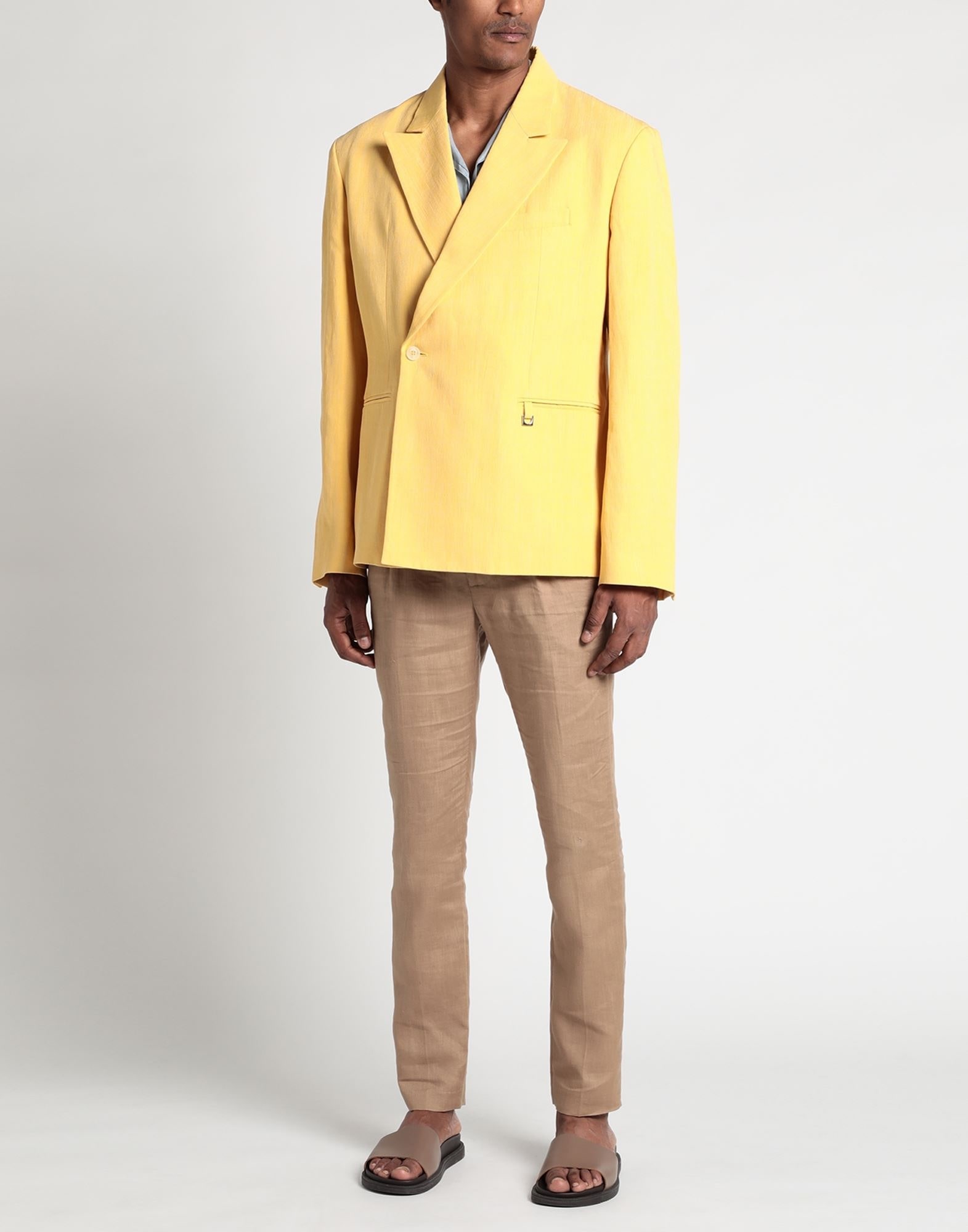 JACQUEMUS Yellow Men's Blazer | yoox | REVERSIBLE