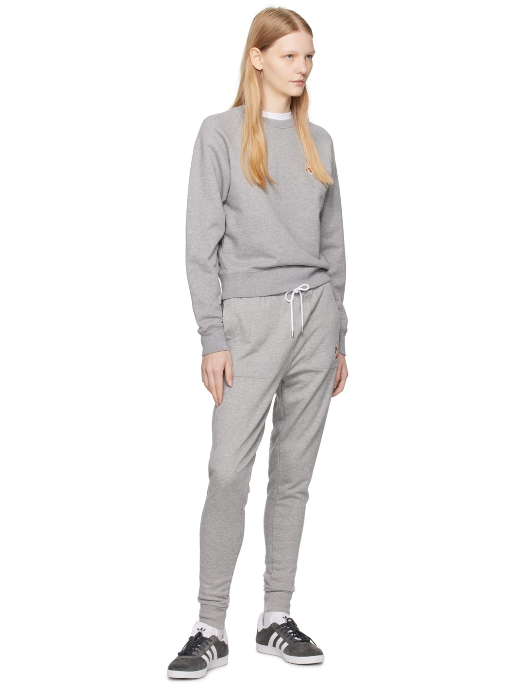 Gray Chillax Fox Sweatpants - 4
