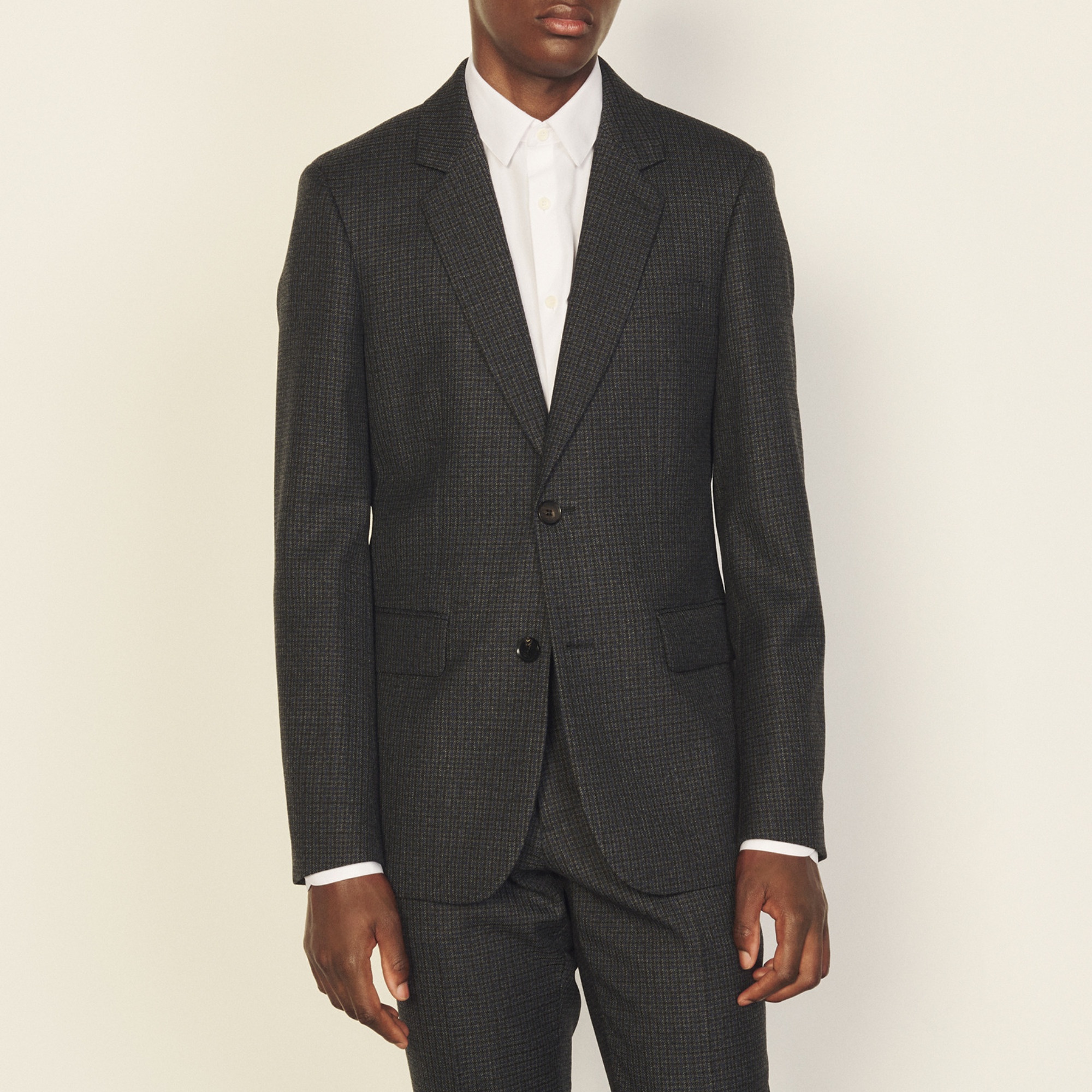 Virgin wool suit jacket - 2
