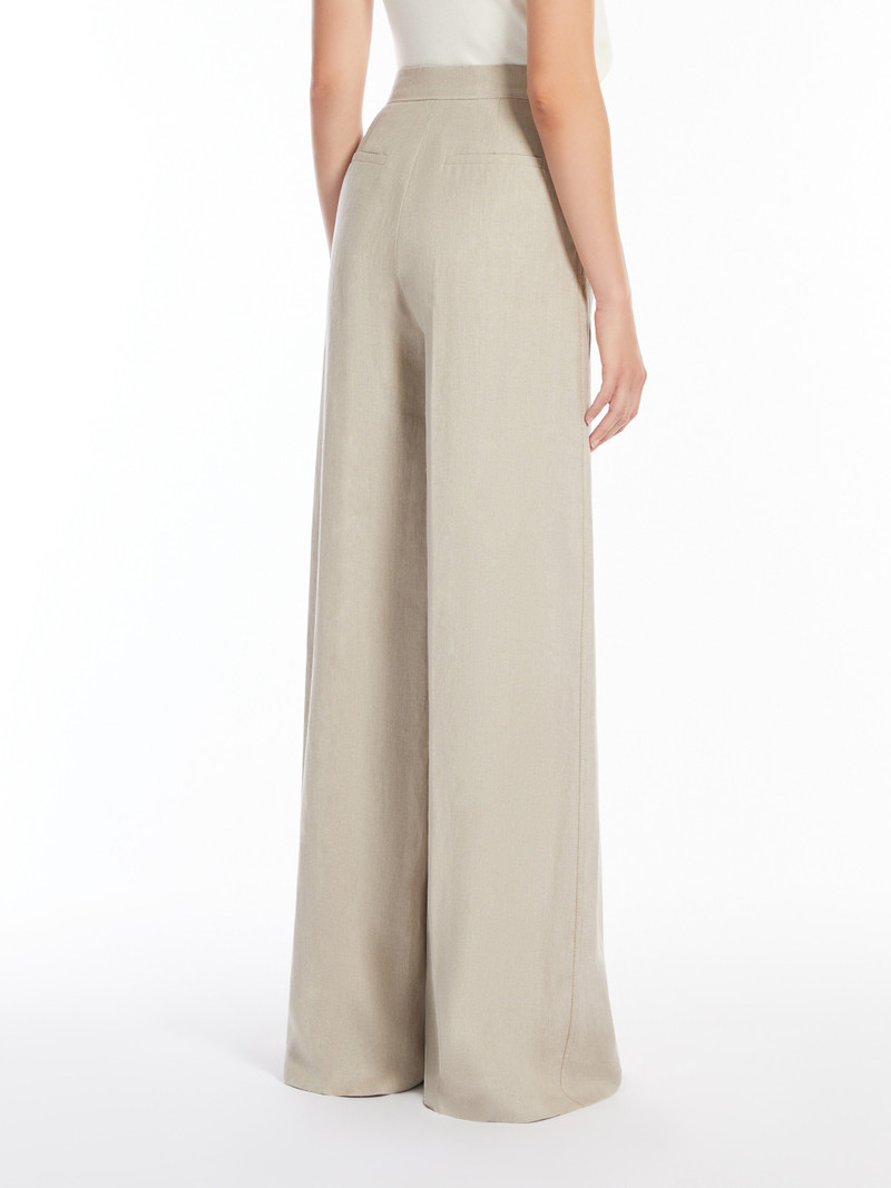 SEQUOIA Linen canvas trousers 4