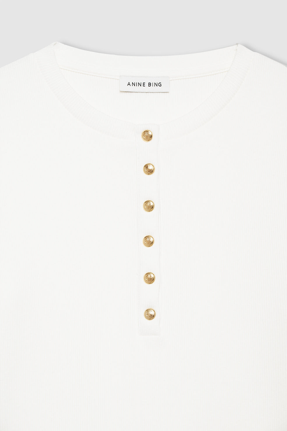 Alessia Long Sleeve Tee - Ivory - 4