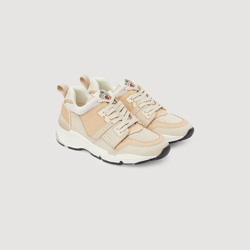 Sandro Mixed-material sneakers outlook