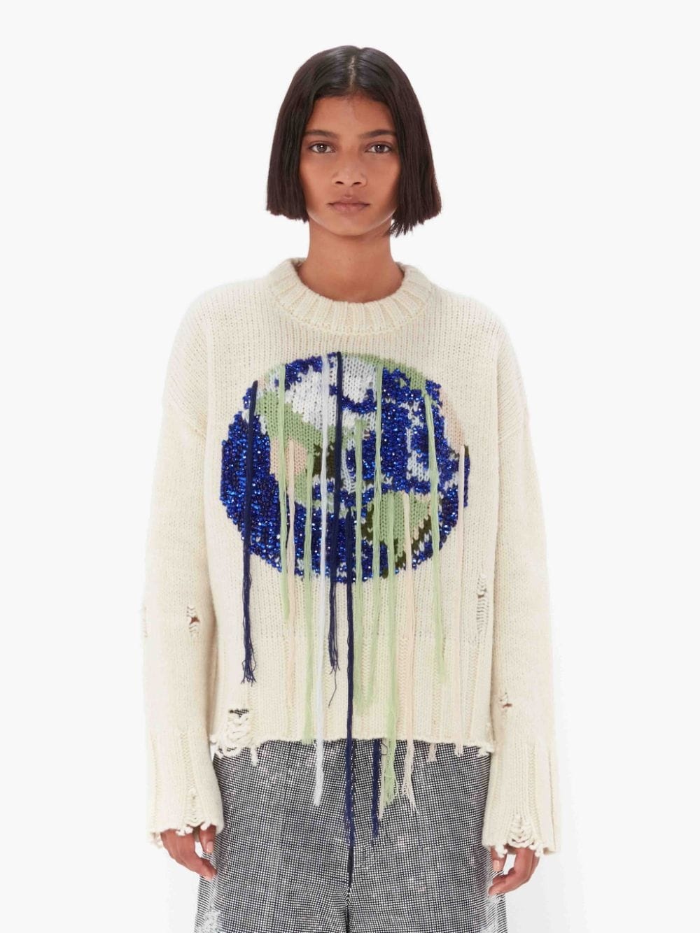 FRINGED GLOBE JUMPER - 2