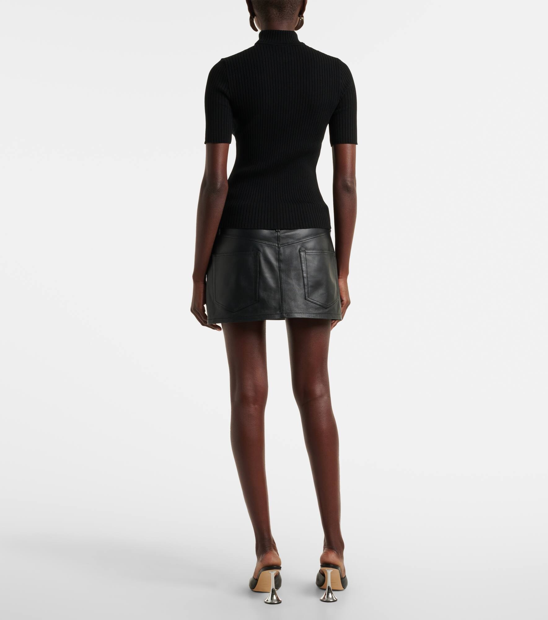 Reedition ribbed-knit top - 3