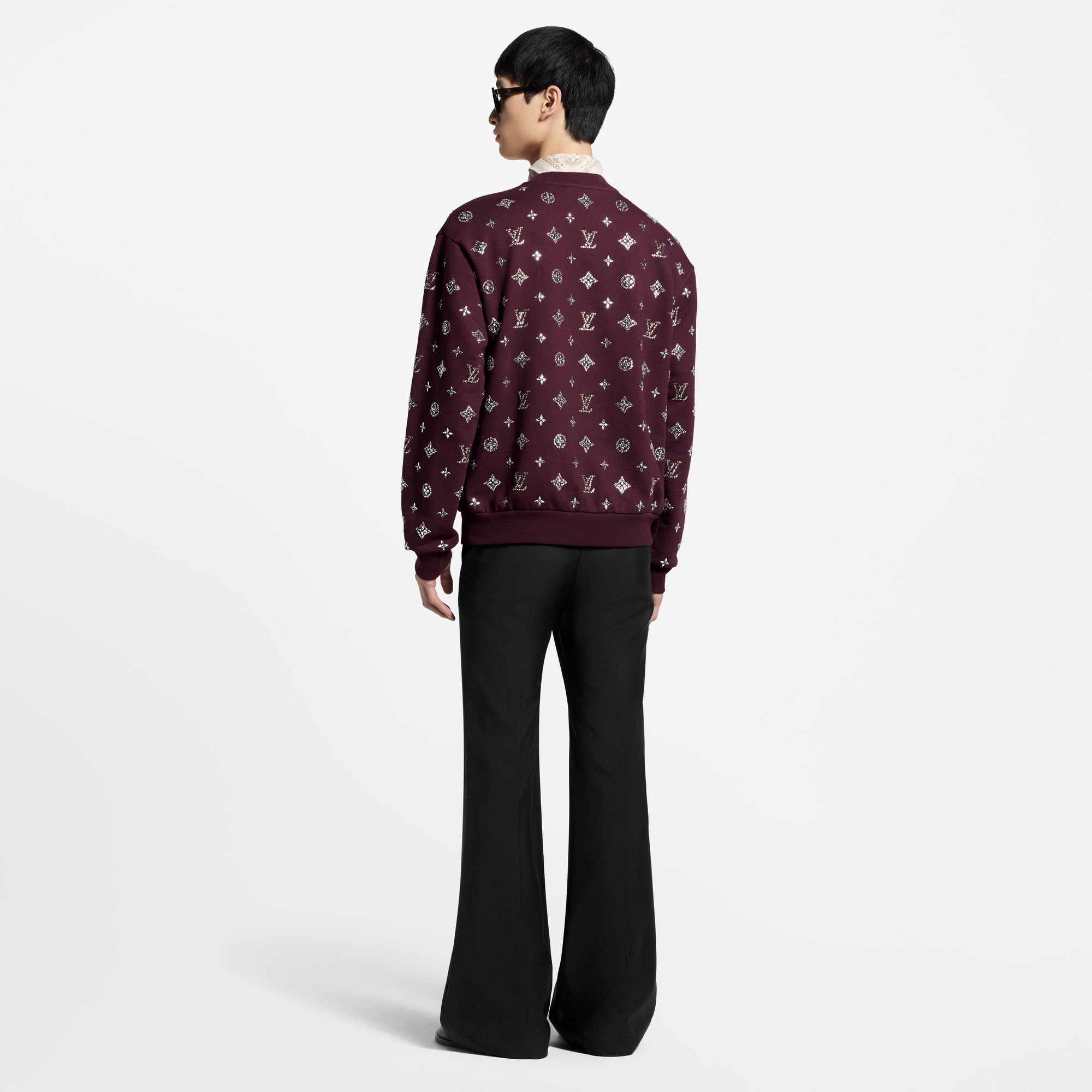 Crystal Monogram Crewneck - 3