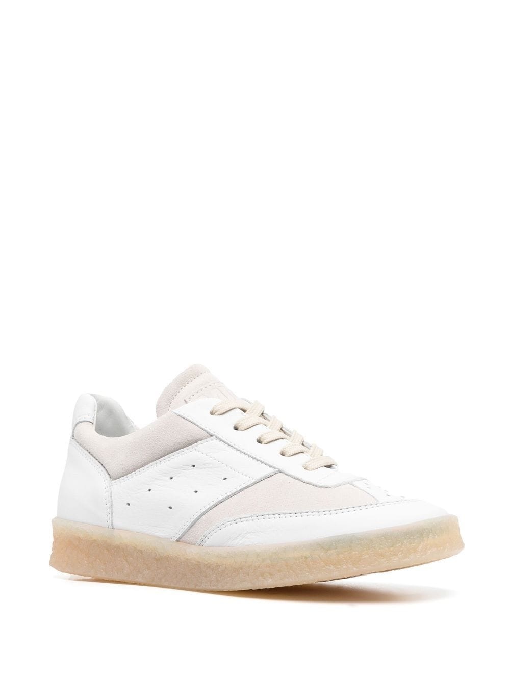panelled low-top sneakers - 2